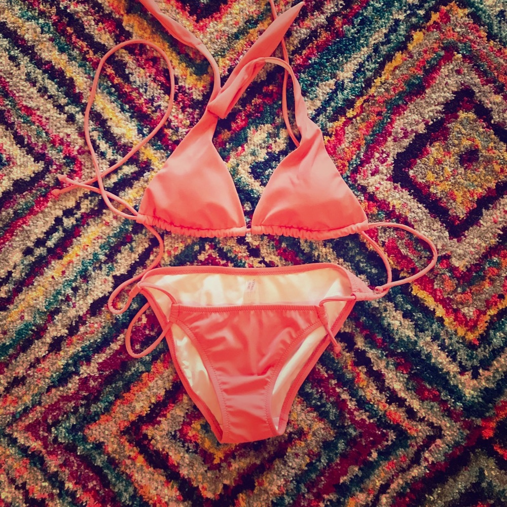 Never worn Victoria secret triangle bikini